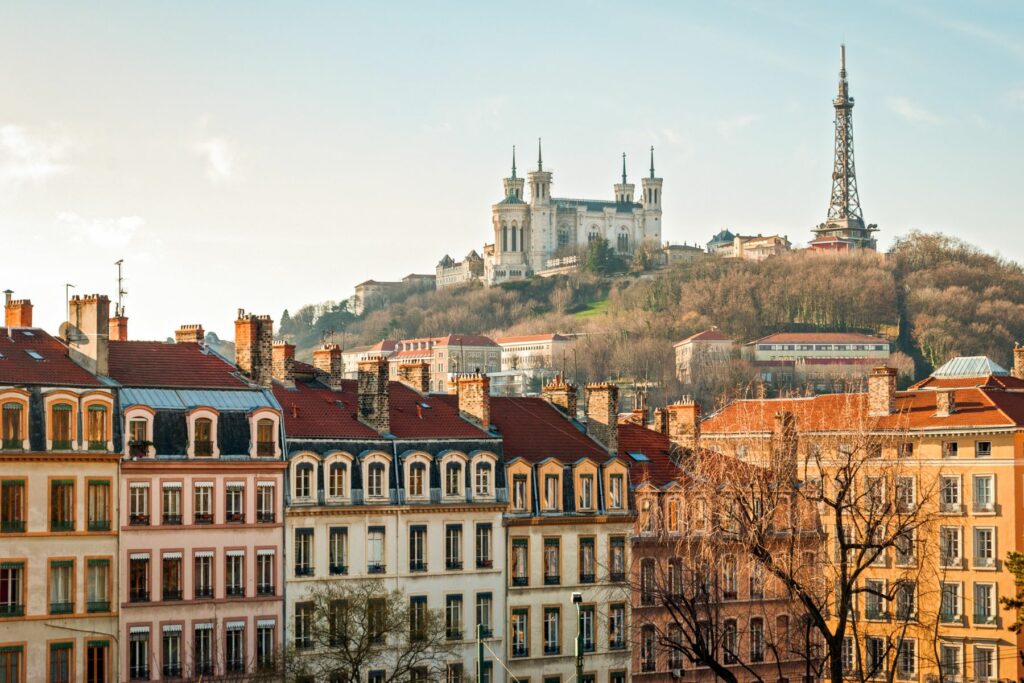 Lyon, vue sur Fourvière